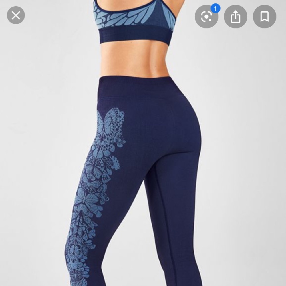 Butterfly bra and pants set